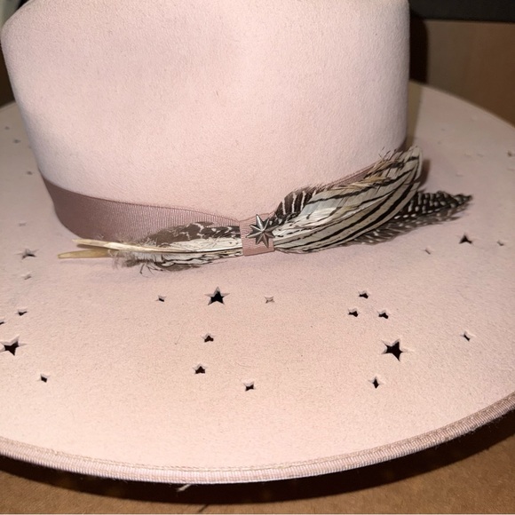 NEW Stetson Seeker Collection 'Night Sky' Cowboy Hat - Powder Pink Size S - Picture 8 of 14
